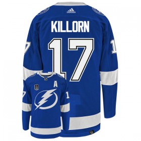 Tampa Bay Lightning Alex Killorn 17 Adidas Stanley Cup 2022 Blau Trikot Authentic - Herren